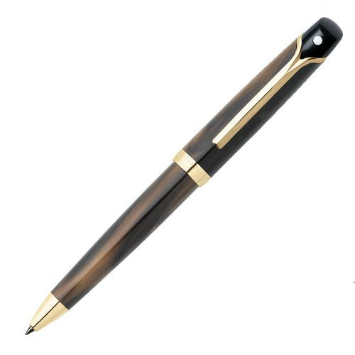 SHEAFFER 9355 Rollerball Valor Glossy Brn 22K Gld Trim-Med