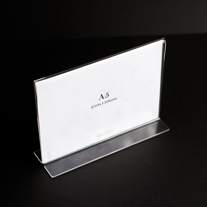 Card Stand A5 M207A T-Landscape (3MMx210x50x150)