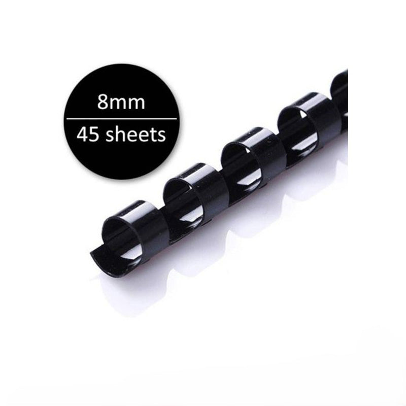 Binding Comb A4 100s 8mm-Black