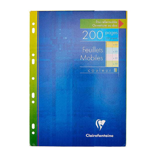 CLAIREFONTAINE Single Sheets 21x29.7cm 100s Seyes 25x4 Colo Default Title