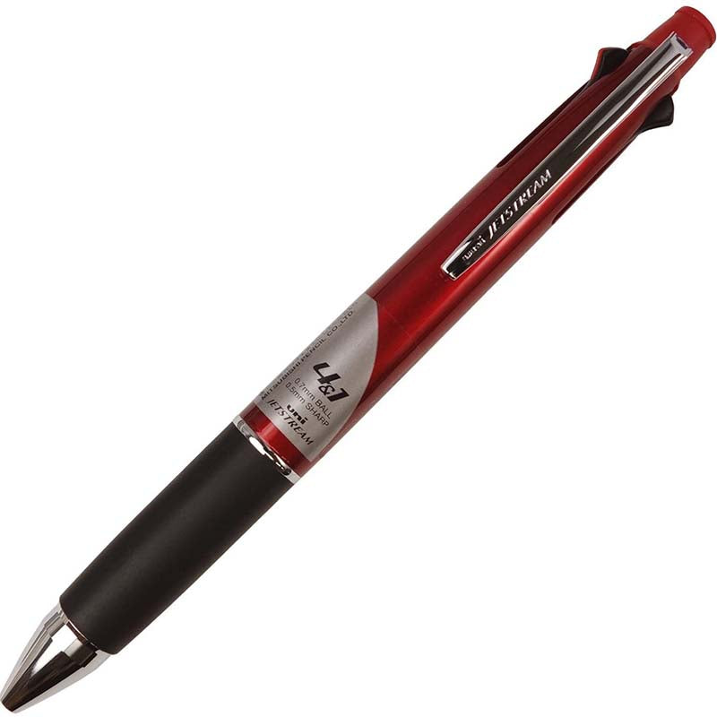 UNI Jetstream 4+1 Multi-Pen 0.7mm Bordeaux