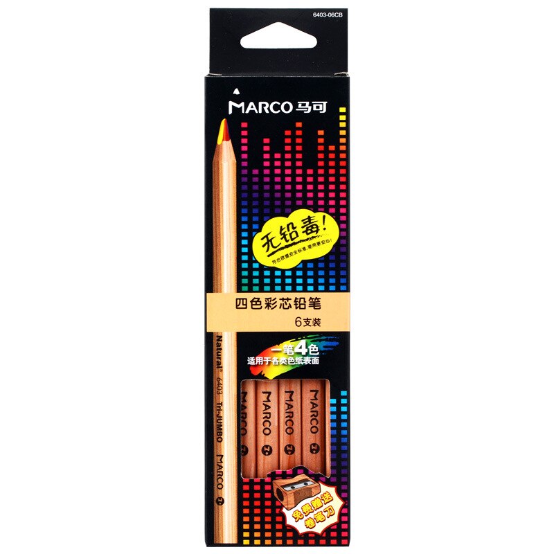 MARCO Rainbow Coloured Pencils 6403 6/set