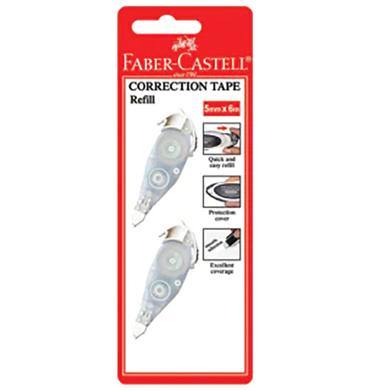 FABER-CASTELL Correction Tape Refill 2BC 169103 Default Title
