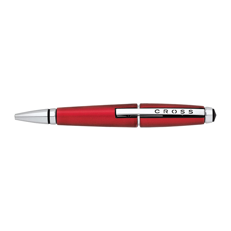 FABER-CASTELL CROSS Edge Red W/Polished Chrome Center Roller Default Title
