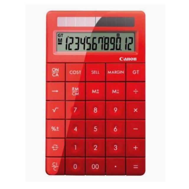 CANON Calculator X-Mark 1 Red
