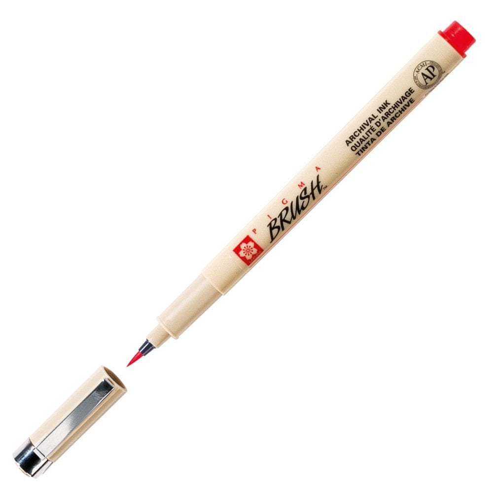 SAKURA Pigma Brush Pen XSDK-BR#19 Red