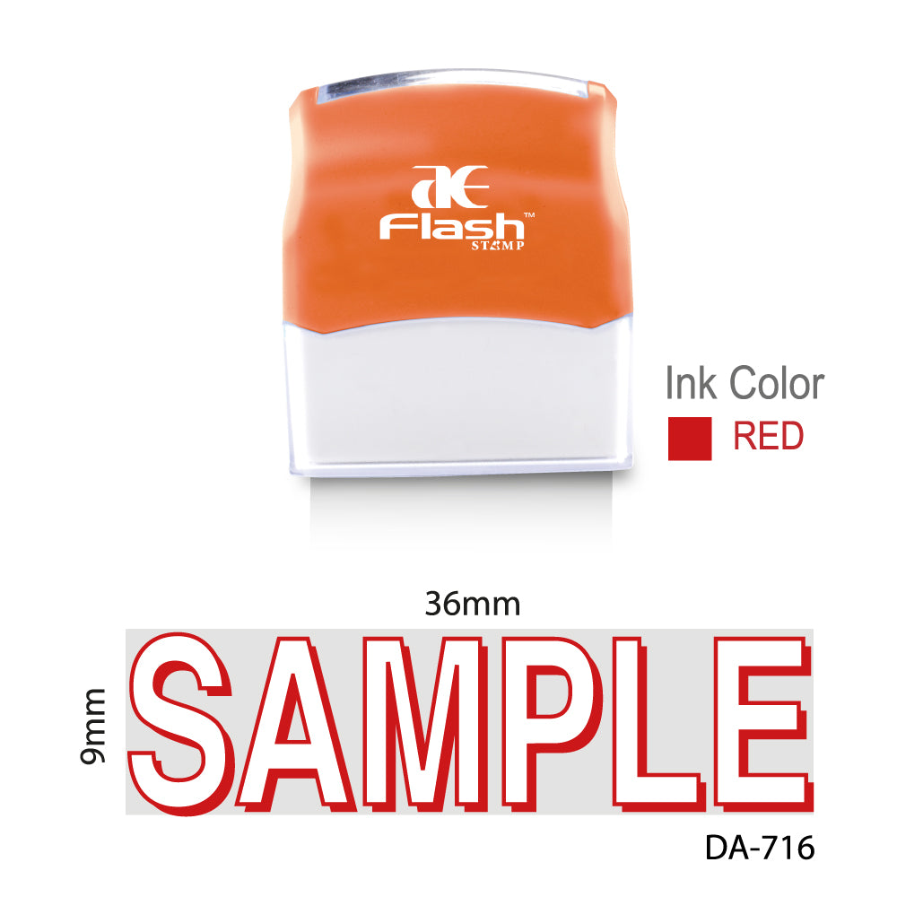 AE Stock Stamp DA-716 Sample Default Title