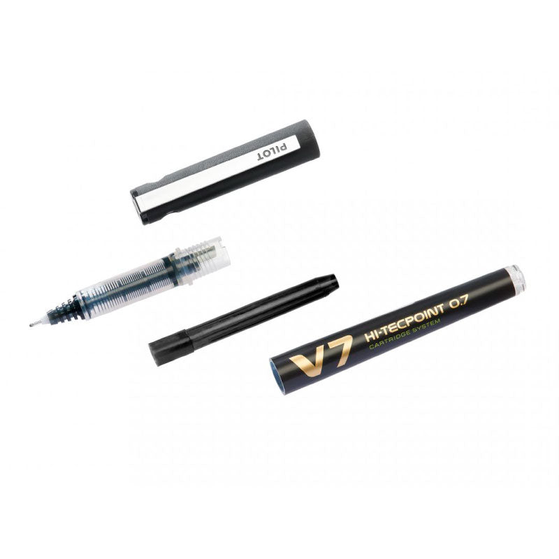 PILOT Hi-Tecpoint V7 Cartridge System-Black