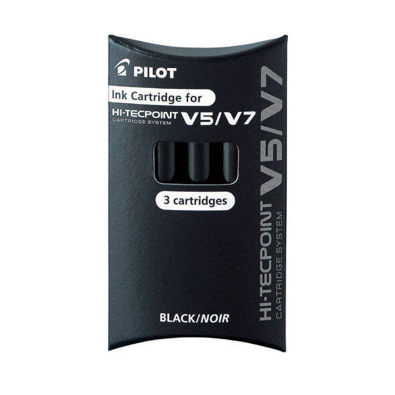 PILOT Hi-Tecpoint Ink Cartridge Refill 3s-Black