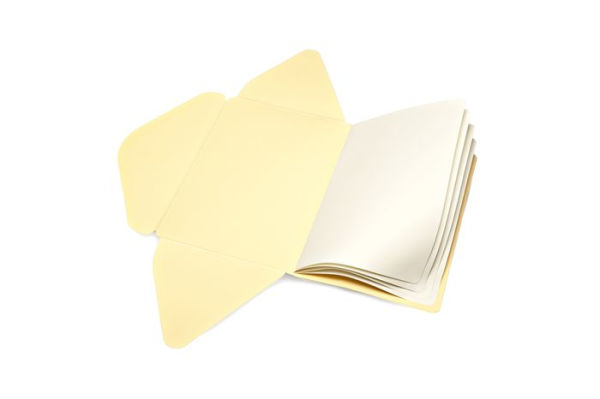 MOLESKINE Postal Notebook L Frangipani Yellow