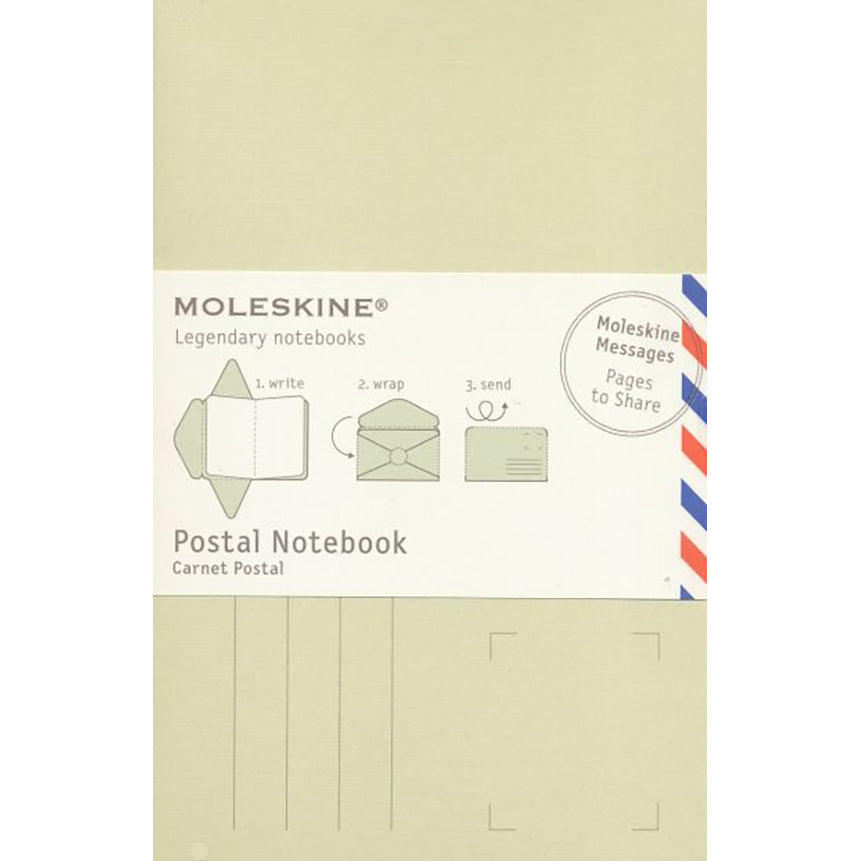 MOLESKINE Postal Notebook L Tea Green