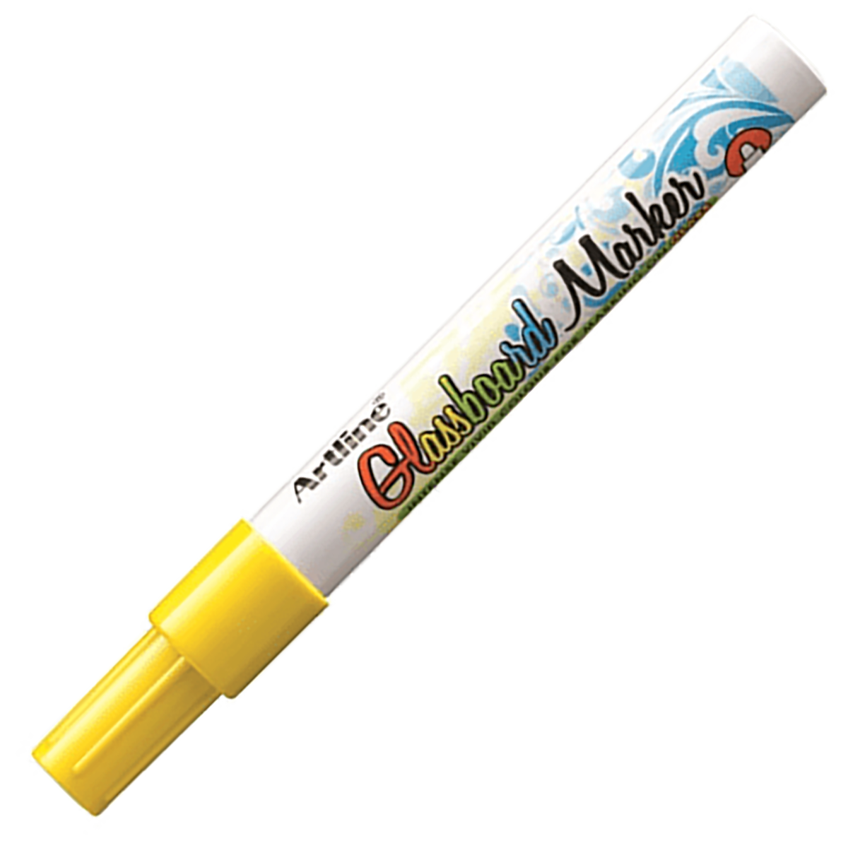 ARTLINE Glassboard Marker-Fluorescent Yellow