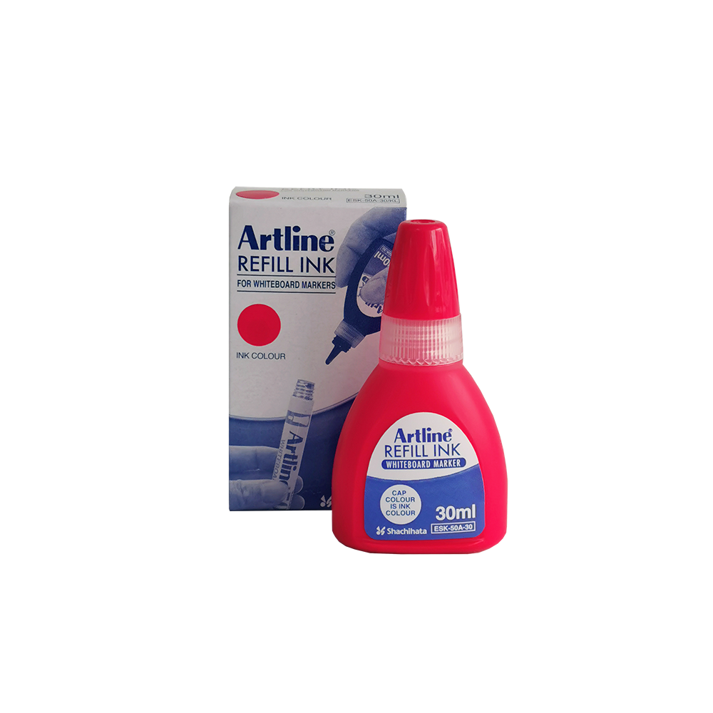 ARTLINE W/Board Ink 30cc-Red