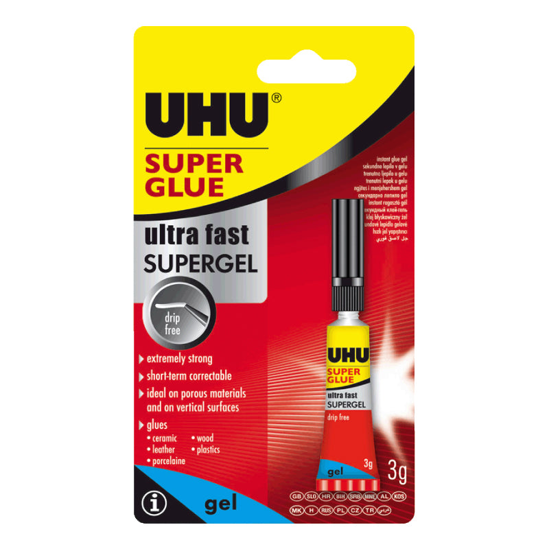 UHU Super Glue Gel 3g