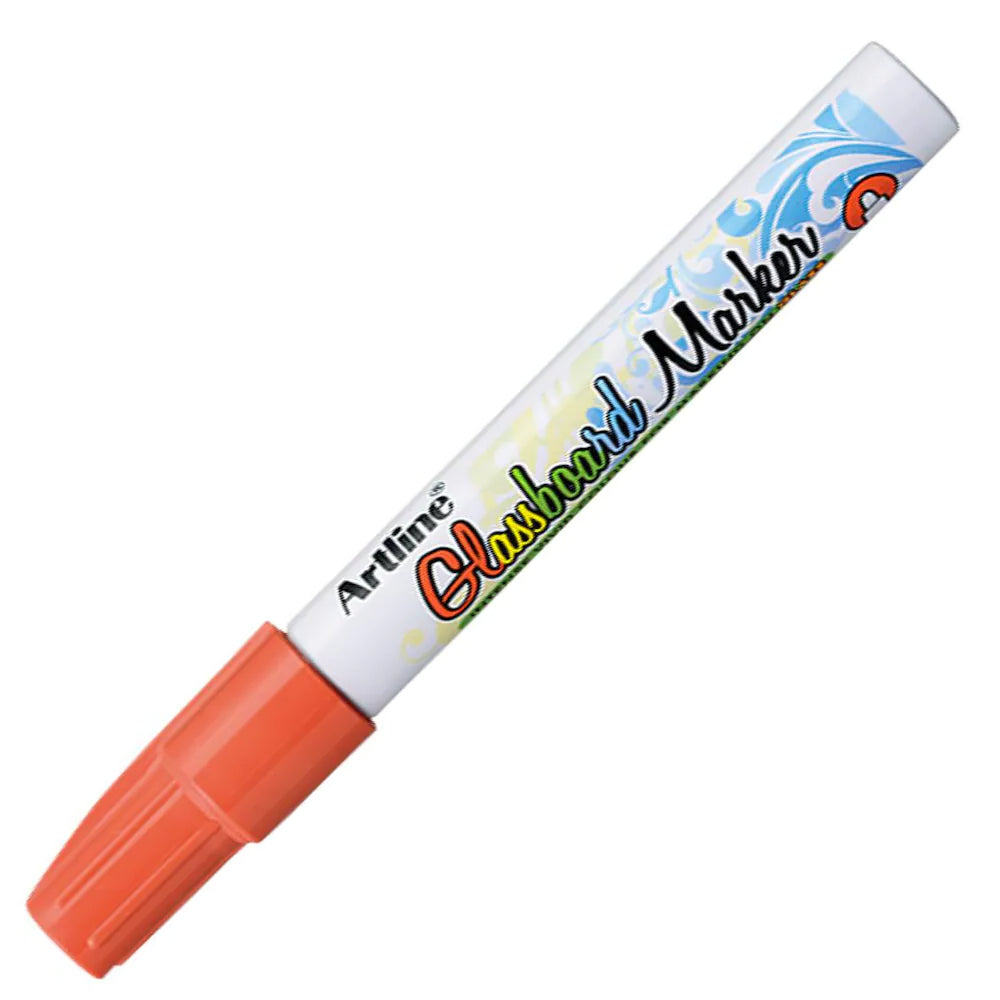 ARTLINE Glassboard Marker-Fluorescent Orange