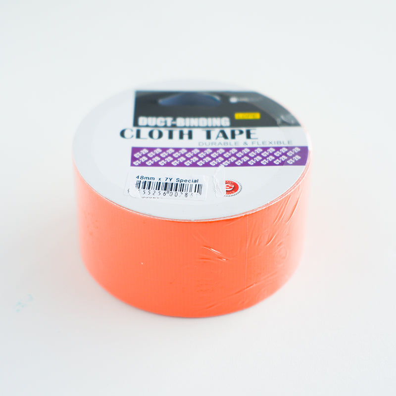 MAS Binding Tape 48mmx7Y Fluorescent Orange