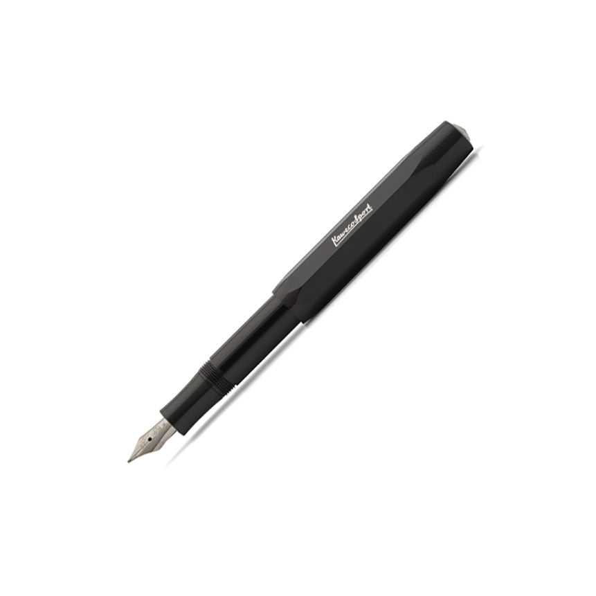 KAWECO Skyline Sport Black Fountain Pen-Fine Default Title