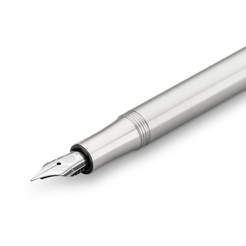 KAWECO Liliput Aluminium Silver Fountain Pen-Fine Default Title