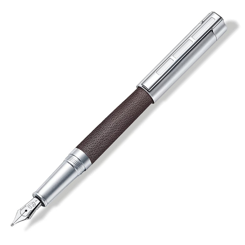 STAEDTLER Initium Corium-Simplex Brown Fountain Pen-Broad