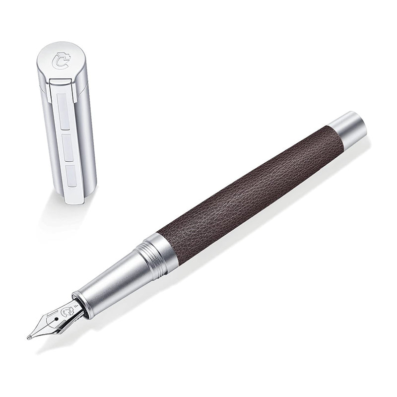 STAEDTLER Initium Corium-Simplex Brown Fountain Pen-Broad