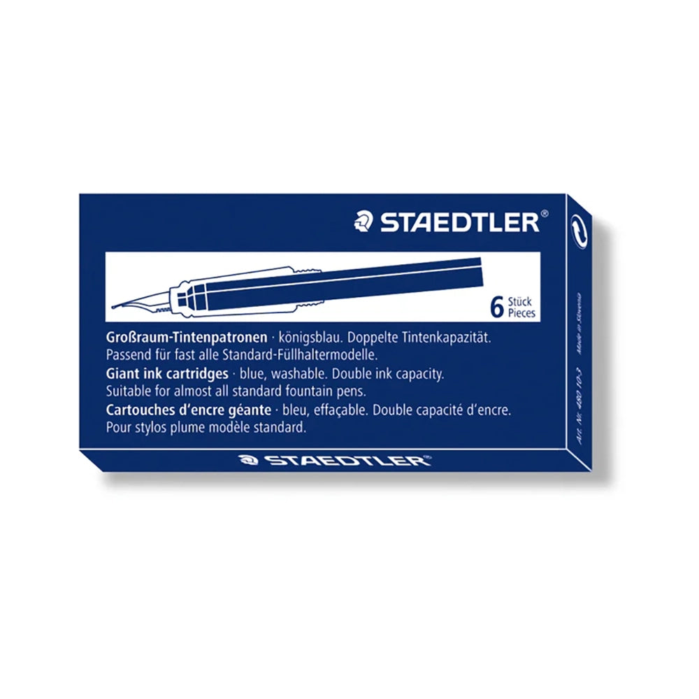 STAEDTLER Giant Ink Cartridges 6s 480-Blue
