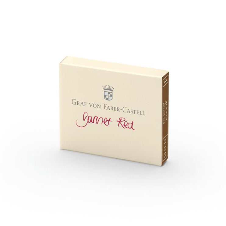 GRAF VON FABER CASTELL Ink Cartridges 6s Garnet Red