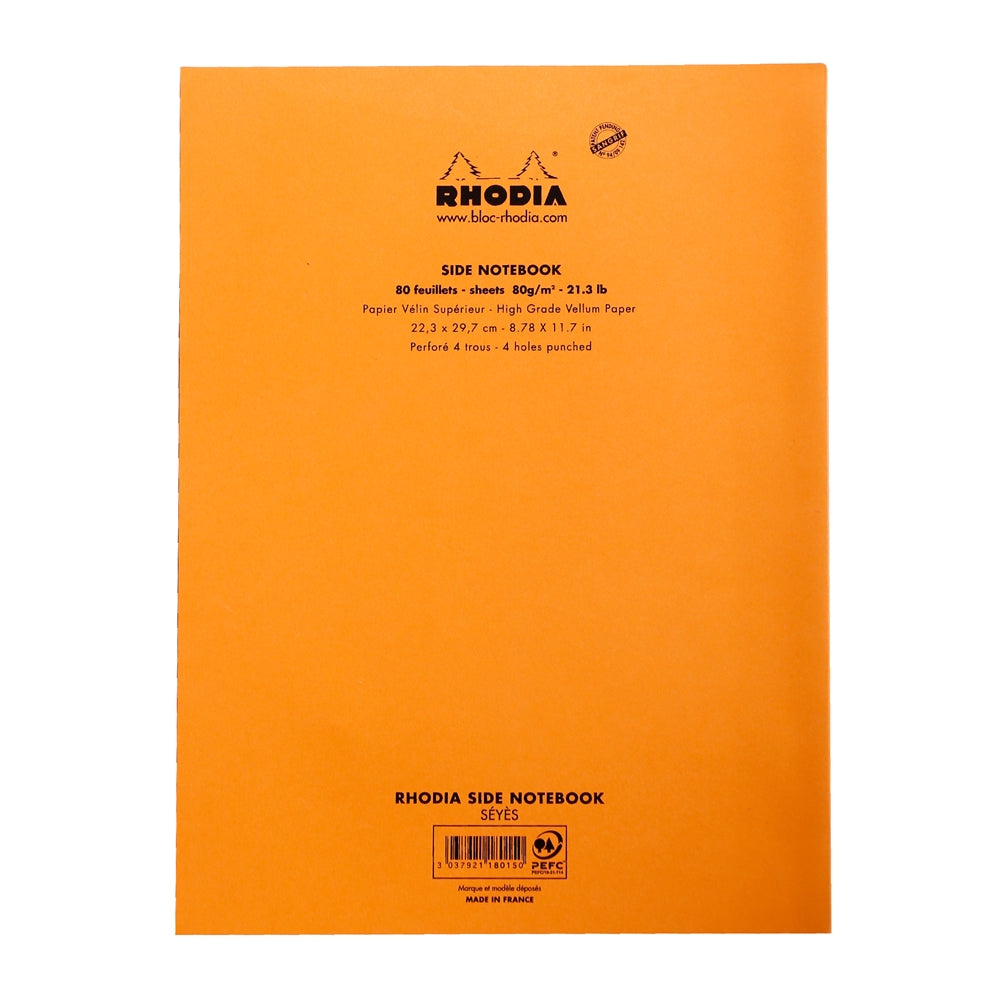 RHODIA Basics Side Pad A4 223x297mm Lined Orange Default Title