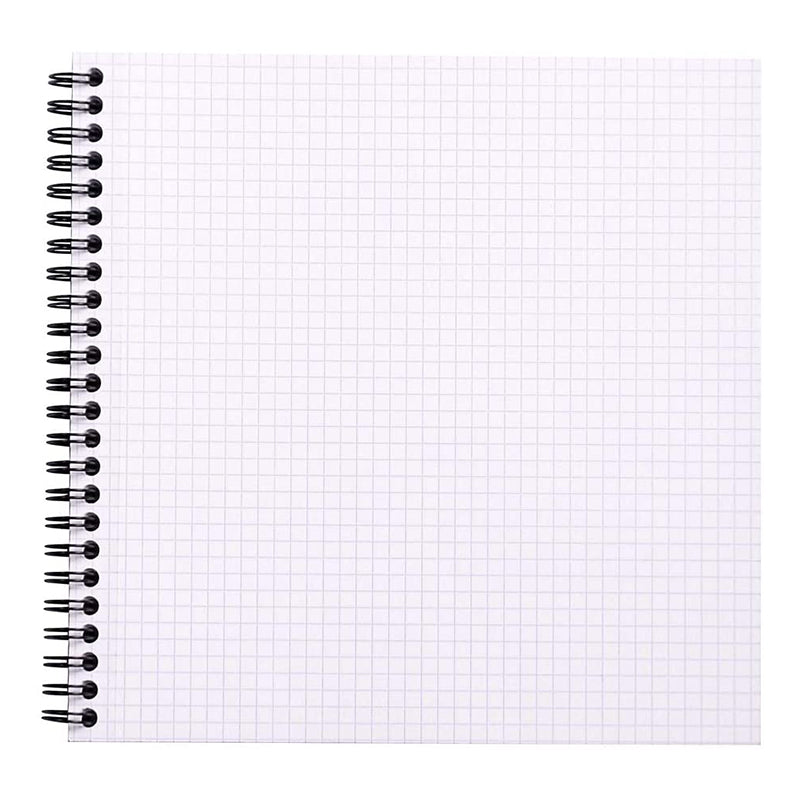 RHODIA Classic Reverse Book 210x210mm 5x5 Sq Black Default Title