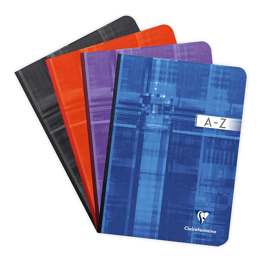 CLAIREFONTAINE Cbound Indexed Book 14.8x21cm 96s 5x5 Sq Assorted