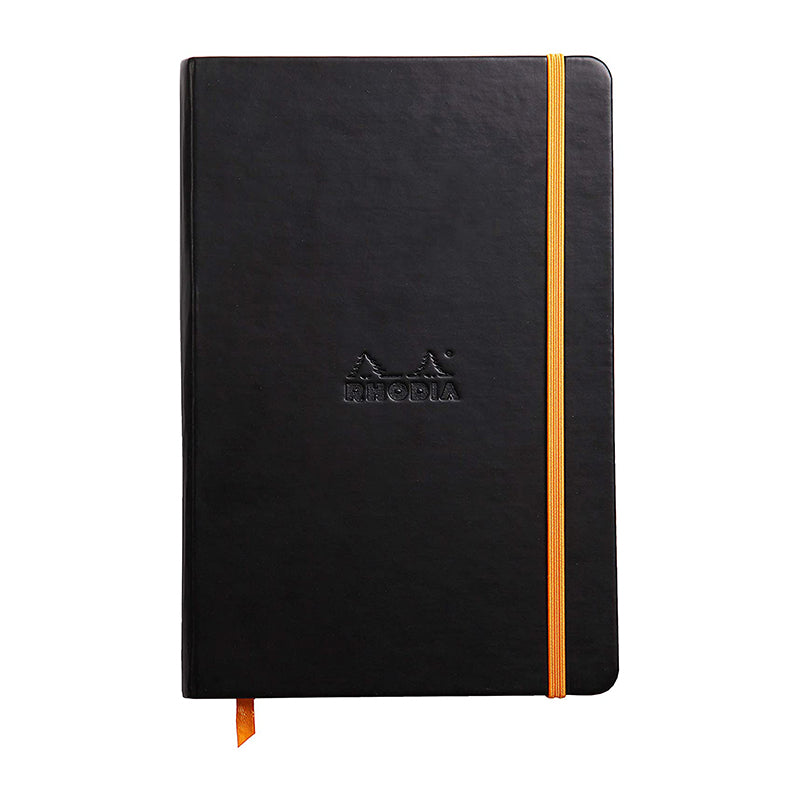 RHODIArama Webnotebook A5 Ivory Lined Hardcover-Black Default Title