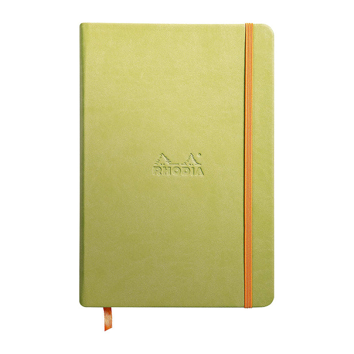 RHODIArama Webnotebook A5 Ivory Lined Hardcover-Anise Green Default Title