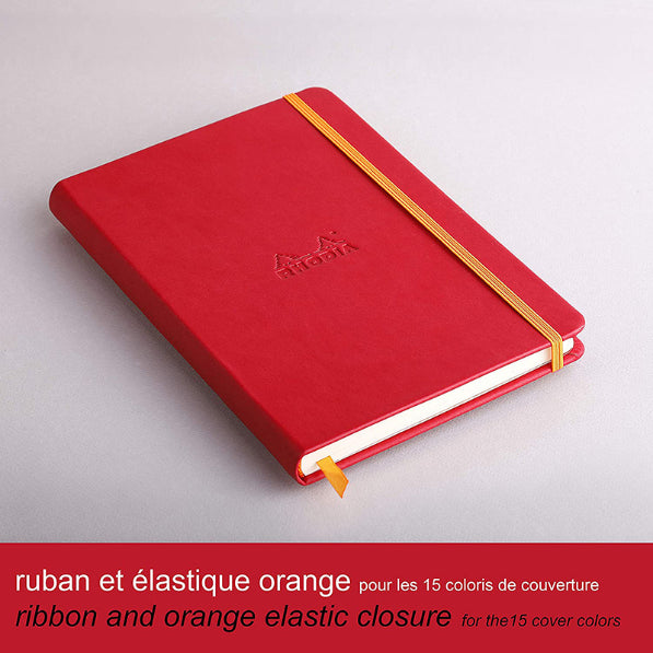 RHODIArama Webnotebook A5 Ivory Lined Hardcover-Poppy Default Title