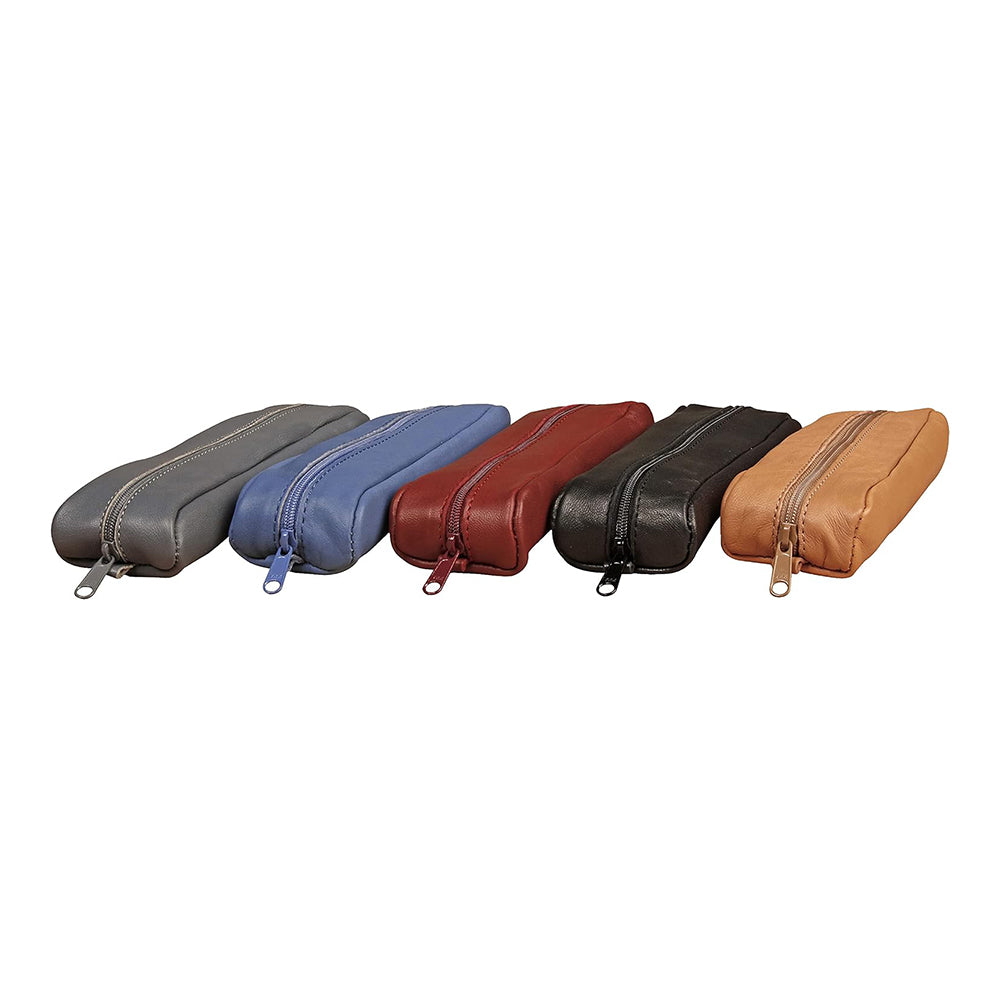 CLAIREFONTAINE Age Bag Leather Pencil Case Oval 18.5x5x3cm Ass