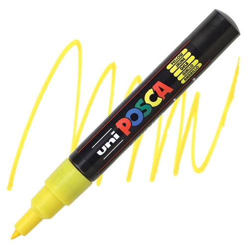 UNI POSCA Marker Extra Fine 0.7mm Yellow