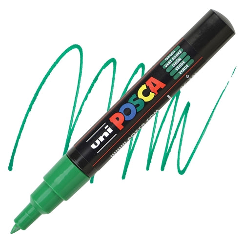 UNI POSCA Marker Extra Fine 0.7mm Green