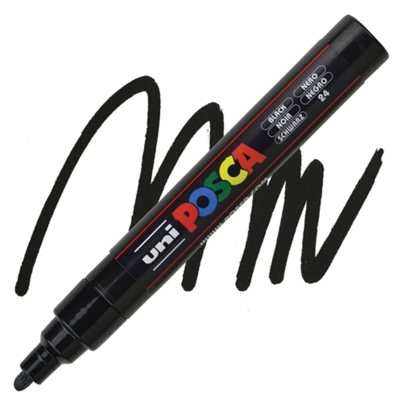 UNI POSCA Marker Medium Bullet 2.5mm Black