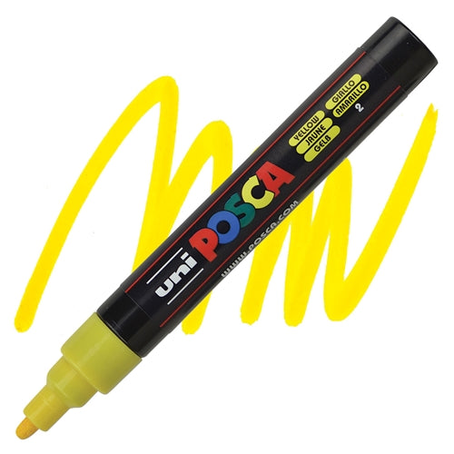 UNI POSCA Marker Medium Bullet 2.5mm Yellow