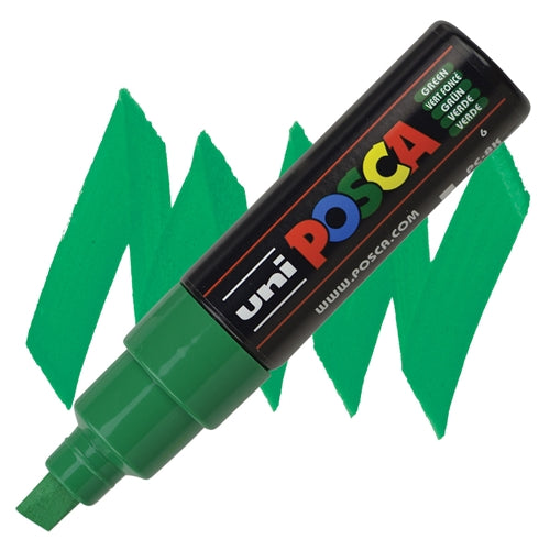 UNI POSCA Marker Broad Tip 8mm Green