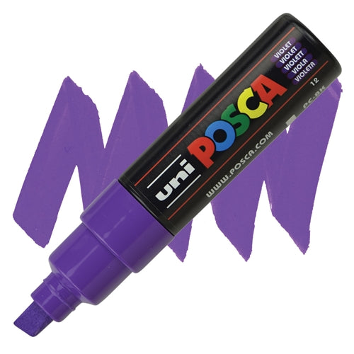 UNI POSCA Marker Broad Tip 8mm Violet