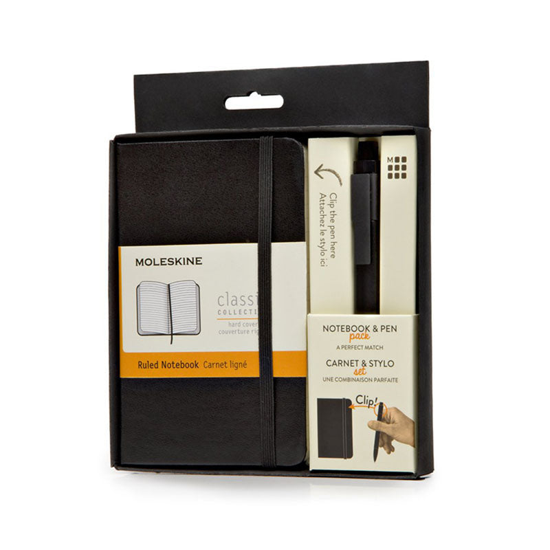 MOLESKINE Bundle Classic P-Hard-Ruled+Roller Pen R