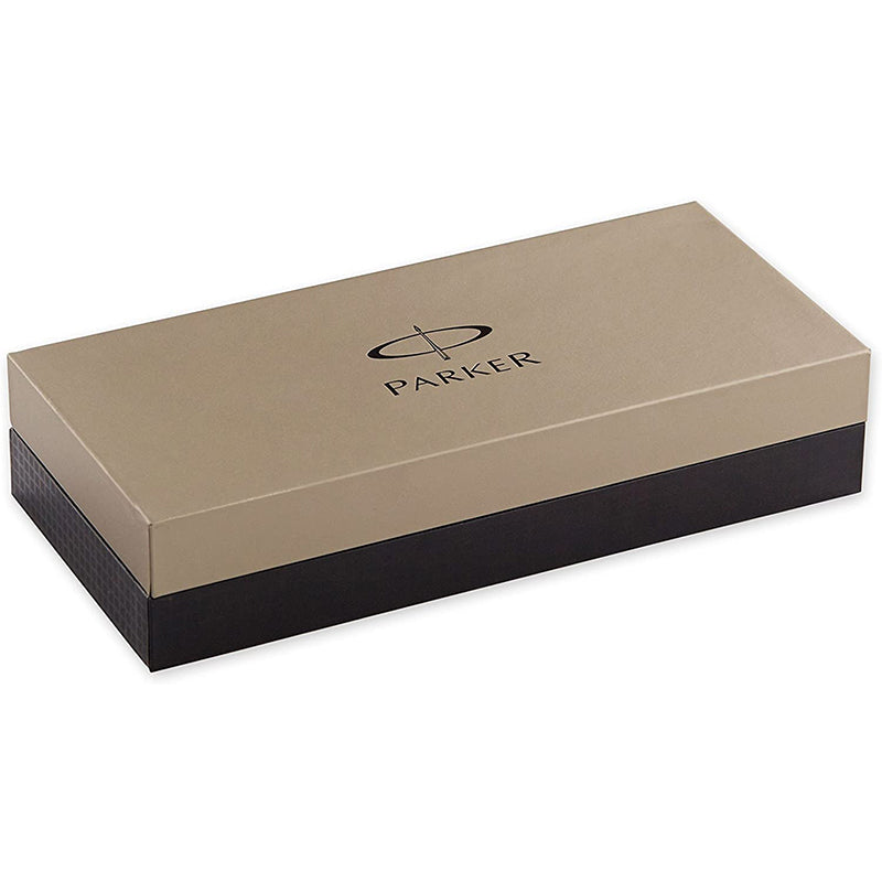 PARKER Sonnet 13 Chiseled Silver with Pink Gold Trim Fountain Pen-Medium