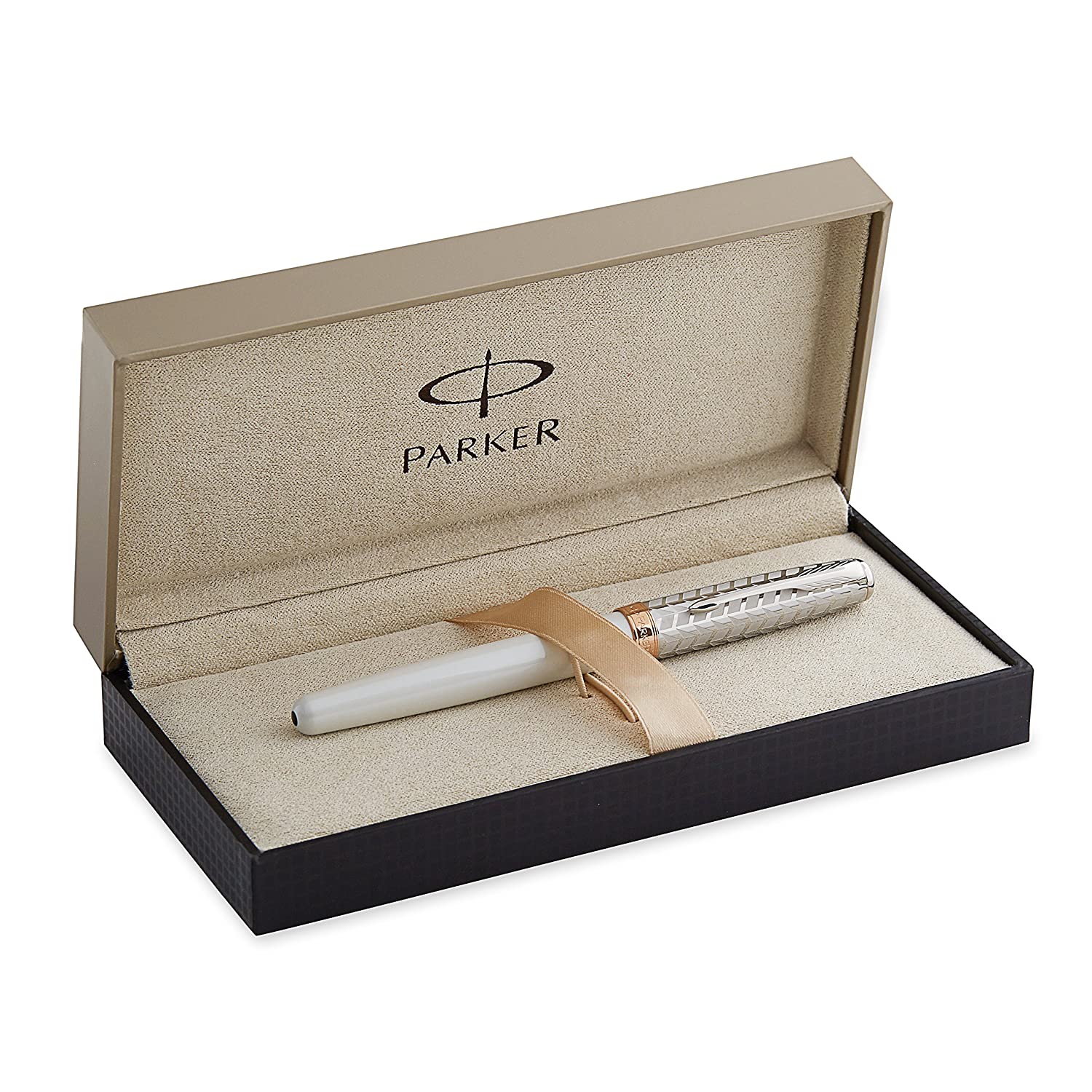 PARKER Sonnet 5th Technology Pen Pearl Laquer with Chrome Trim