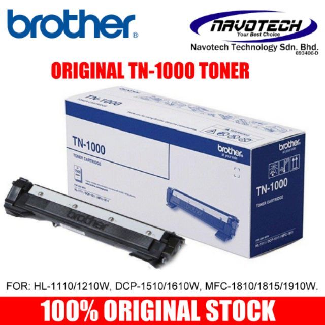 BROTHER Toner Cartridge TN-1000