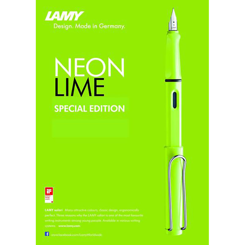 LAMY Safari 2015 Neon Lime 243 Ball Pen