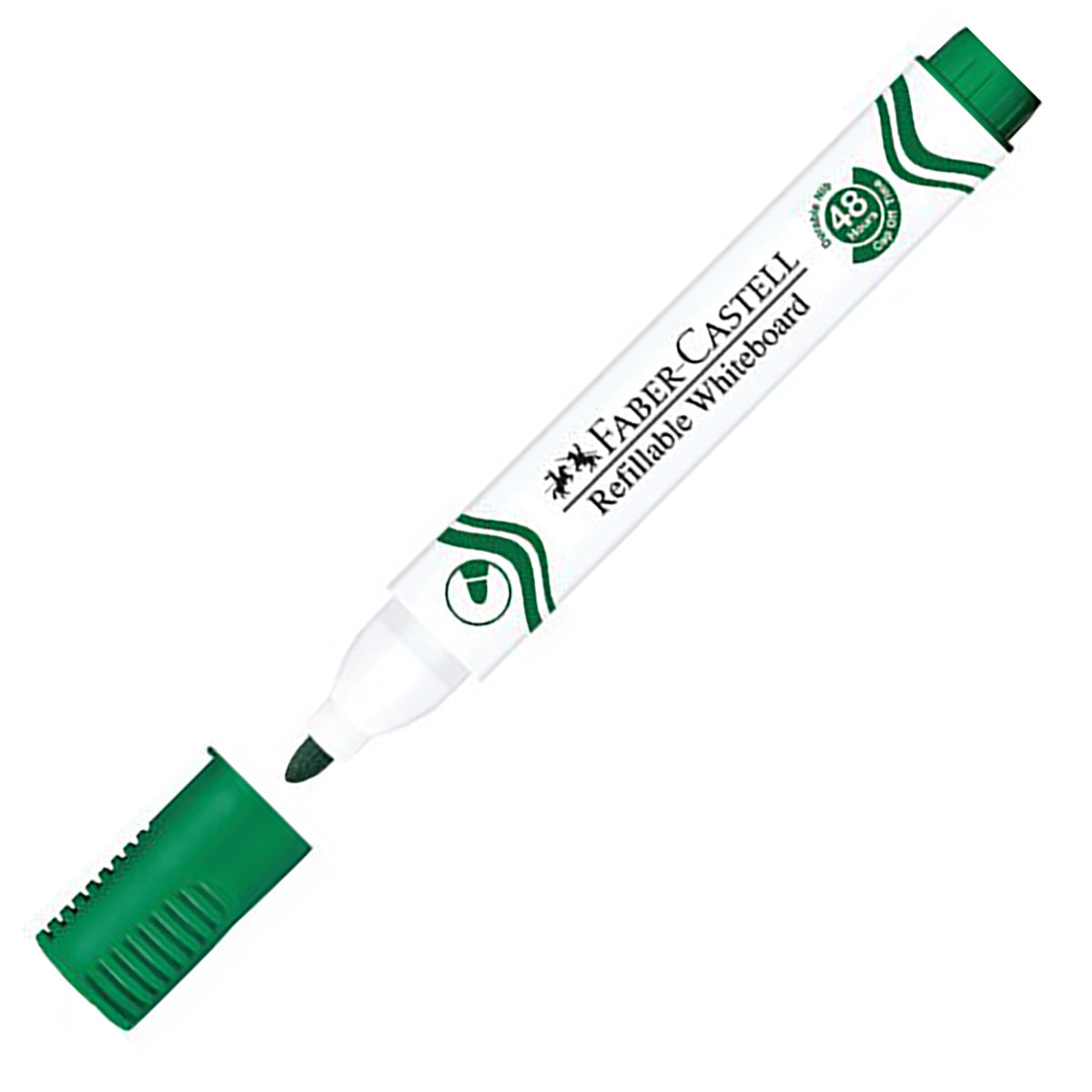 FABER-CASTELL Refillable Whiteboard Marker W20 Bullet 254064 Green BC