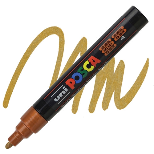 UNI POSCA Marker Medium Bullet 2.5mm Bronze