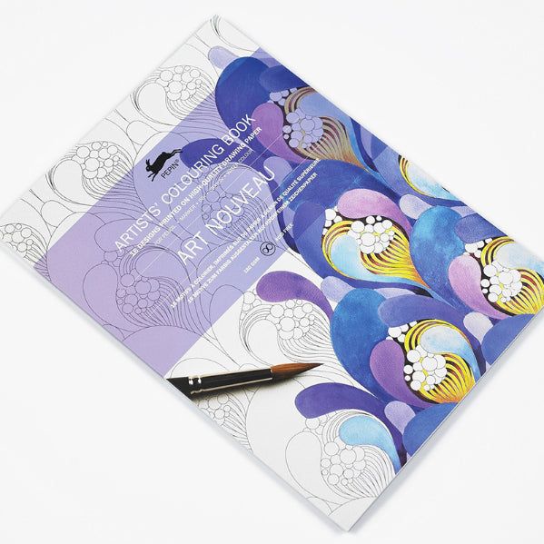 PEPIN Artists' Colouring Book Art Noveau