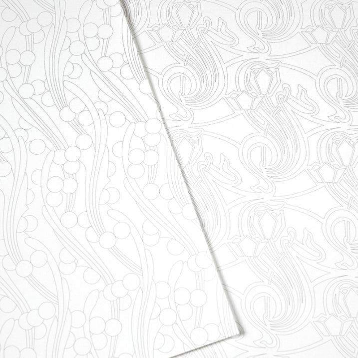 PEPIN Artists' Colouring Book Art Noveau