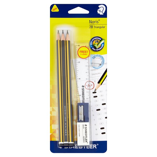 STAEDTLER Noris 2B Triangular 118 12s BC-Yellow