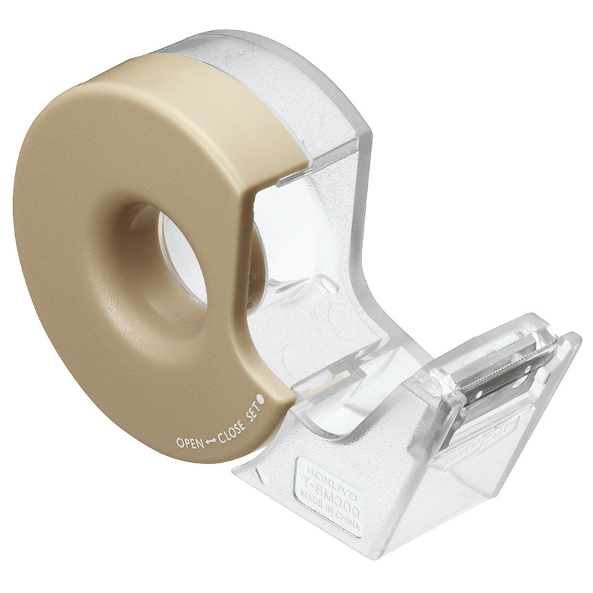 KOKUYO Karu-Cut Tape Dispenser Handy Type-S-L1Beig Default Title